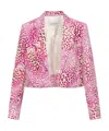 Dries Van Noten Long-sleeved Suit Coat In Pink