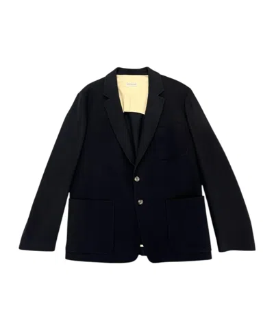Dries Van Noten Long-sleeved Suit Jacket In Black