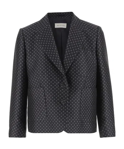 DRIES VAN NOTEN LONG-SLEEVED SUIT JACKET