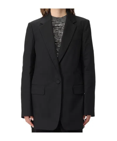 Dries Van Noten Long-sleeved Suit Jacket In Black