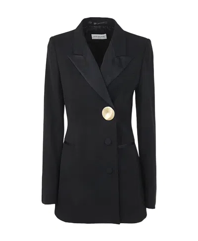 Dries Van Noten Long Sleeved Suit Jacket In Black