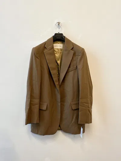 Dries Van Noten Long Sleeved Suit Jacket In Brown