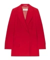 Dries Van Noten Long-sleeved Suit Jacket In Red
