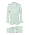 Dries Van Noten Long-sleeved Suit Two-piece Set In White