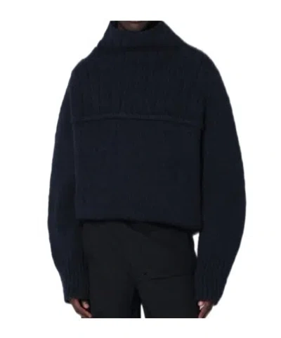 DRIES VAN NOTEN DRIES VAN NOTEN LONG-SLEEVED HIGH-NECK JUMPER