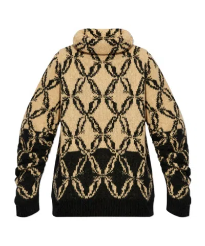 Dries Van Noten Long-sleeved Sweater In Black