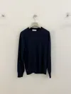 Dries Van Noten Long-sleeved Sweater In Blue