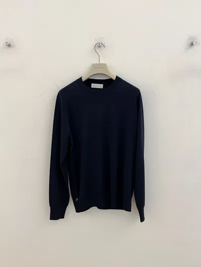 Dries Van Noten Long-sleeved Sweater In Blue