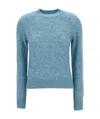 Dries Van Noten Long-sleeved Sweater In Blue