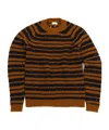 Dries Van Noten Long-sleeved Sweater In Brown