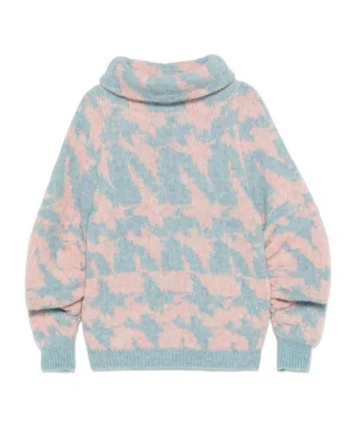 Dries Van Noten Long-sleeved Sweater In Gray
