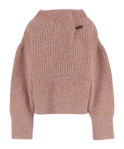 Dries Van Noten Long-sleeved Sweater In Multi