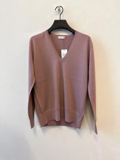 Dries Van Noten Long-sleeved Sweater In Multicolor