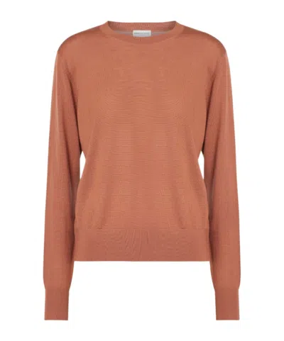 Dries Van Noten Long-sleeved Sweater In Pink