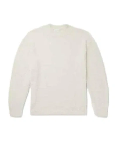 Dries Van Noten Long-sleeved Sweater In White