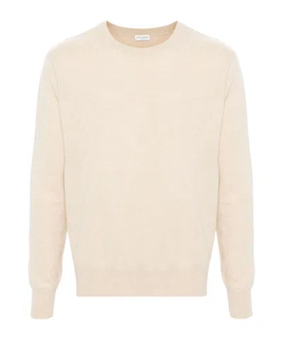 Dries Van Noten Long-sleeved Sweater In White