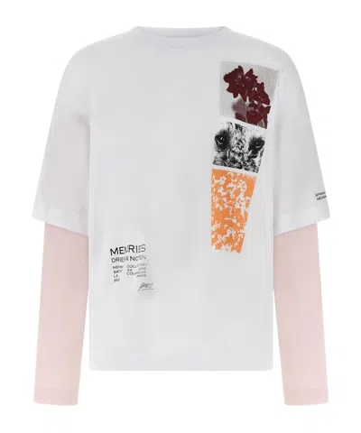 DRIES VAN NOTEN DRIES VAN NOTEN HEMMINGS PRINTED DOUBLE-SLEEVED T-SHIRT