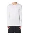 Dries Van Noten Long-sleeved Crewneck T-shirt In White