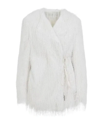 DRIES VAN NOTEN DRIES VAN NOTEN LONG SLEEVED WRAPPED JACKET