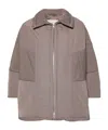Dries Van Noten Long-sleeved Zipper Casual Jacket In Gray