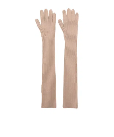 Dries Van Noten 02760.musk 9706 Gloves In Brown