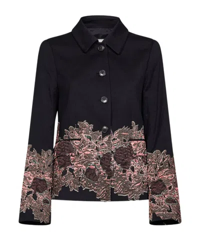 Dries Van Noten Long-sleeve Blazer In Multi