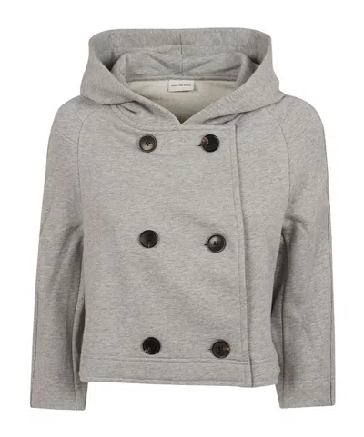 Dries Van Noten Long-sleeve Casual Jacket In Gray