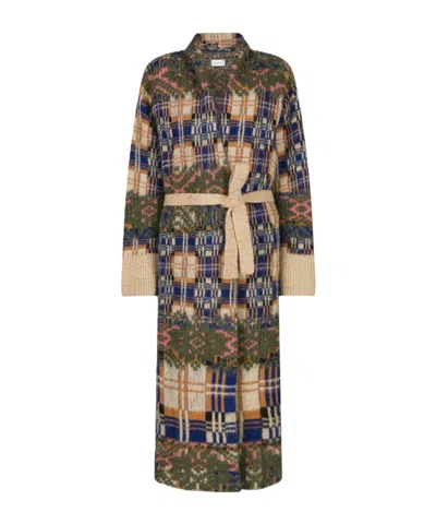 Dries Van Noten Long-sleeve Knit Cardigan In Multi
