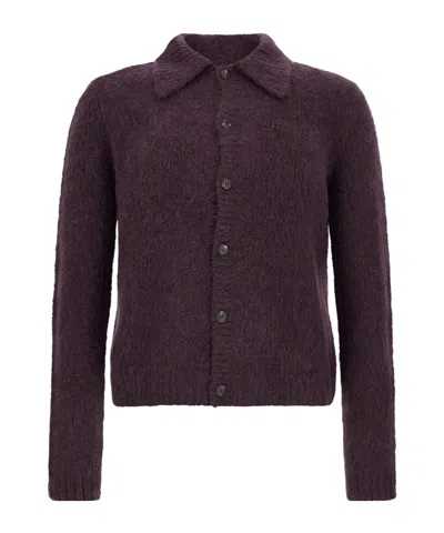 Dries Van Noten Long-sleeve Open-front Cardigan In Multi