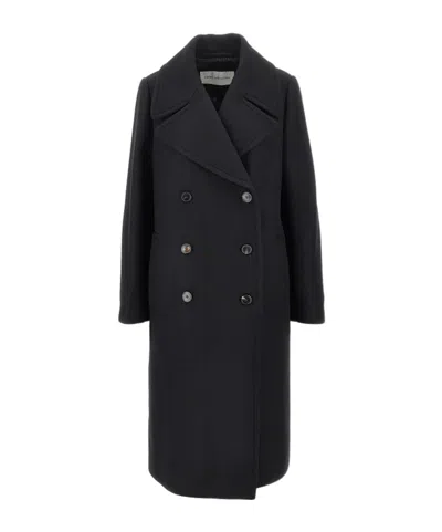 Dries Van Noten Long-sleeved Coat In Black