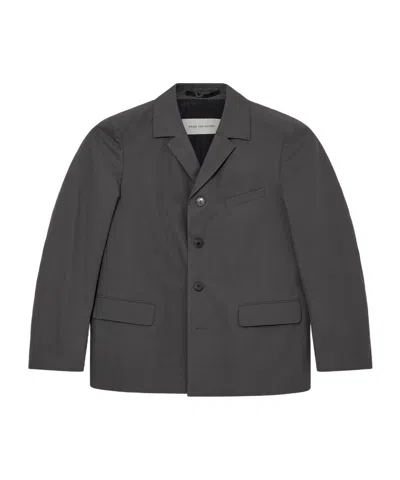 Dries Van Noten Long-sleeved Jacket In Gray