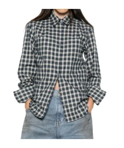 Dries Van Noten Long-sleeved Shirt In Gray