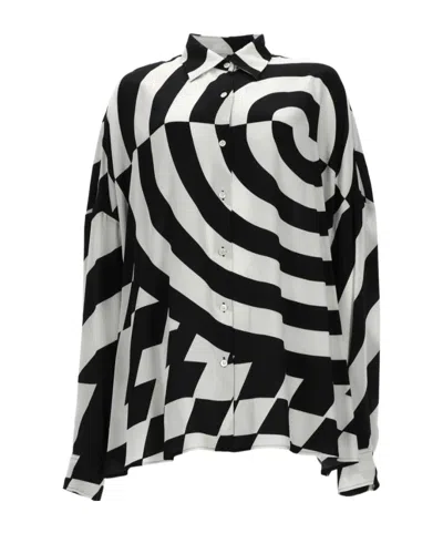 Dries Van Noten Long-sleeved Shirt In Multi