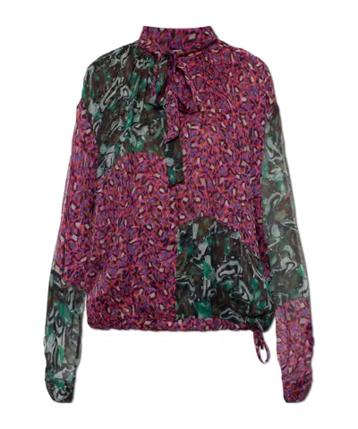 Dries Van Noten Long-sleeved Shirt In Multi