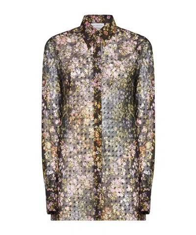 Dries Van Noten Long-sleeved Shirt In Multi