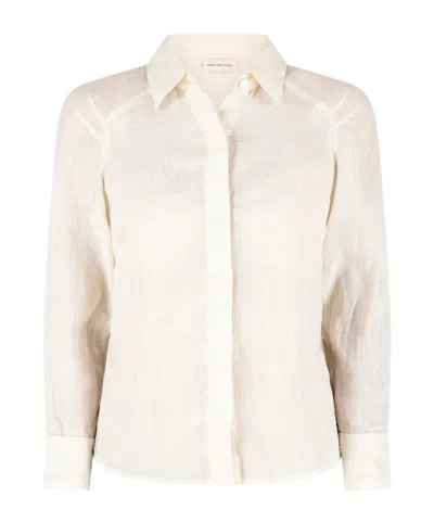 Dries Van Noten Long-sleeved Shirt In White