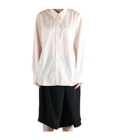 Dries Van Noten Long-sleeved Shirt In White