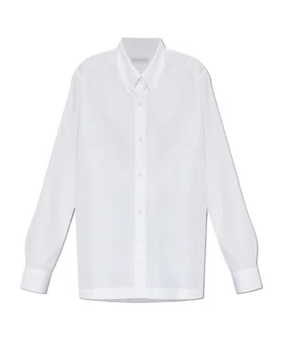 Dries Van Noten Long-sleeved Shirt In White