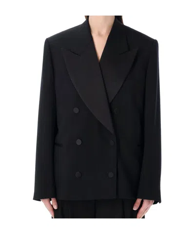 Dries Van Noten Long-sleeved Suit Jacket In Black