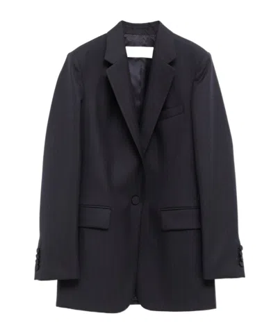 Dries Van Noten Long-sleeved Suit Jacket In Black