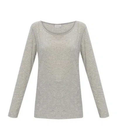 Dries Van Noten Long-sleeved T-shirt In Neutral