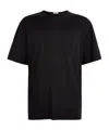 Dries Van Noten Oversized Black Cotton T-shirt In Black