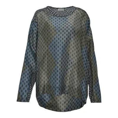 Dries Van Noten Loose Fit Asymetrical Top In Black