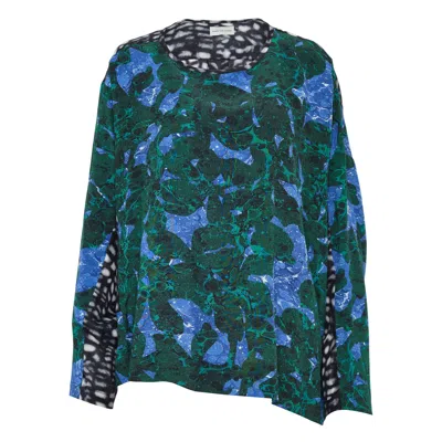 Dries Van Noten Loose Fit Asymetrical Top In Multi