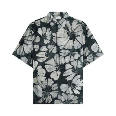 Pre-owned Dries Van Noten Loose Fit Cass Shirt 'green' | Men's Size S