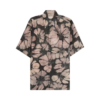 Pre-owned Dries Van Noten Loose Fit Cass Shirt 'navy' | Blue | Men's Size M