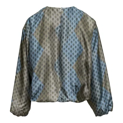 Dries Van Noten Loose Fit Long Sleeve Blouse In Multi
