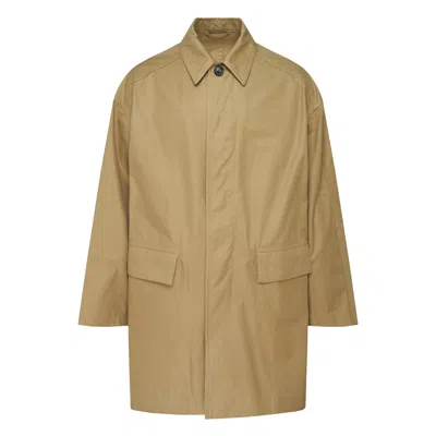 Dries Van Noten Loose Fit Mac Coat In Brown