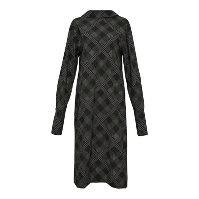 Dries Van Noten Loose Fit Shirt Dress In Black