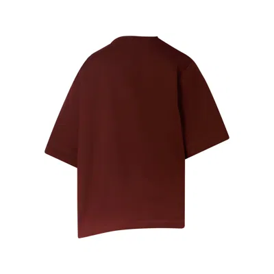 Dries Van Noten Loose Fit Short Sleeve Top In Red